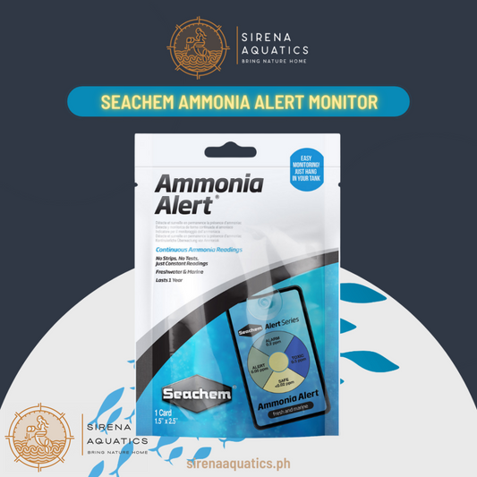 Seachem Ammonia Alert - Continuously Detect And Monitor Toxic Free In Freshwater Marine Aquariums