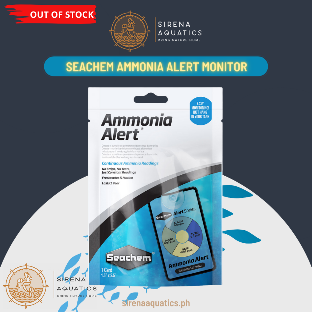 Seachem Ammonia Alert - Continuously Detect And Monitor Toxic Free In Freshwater Marine Aquariums