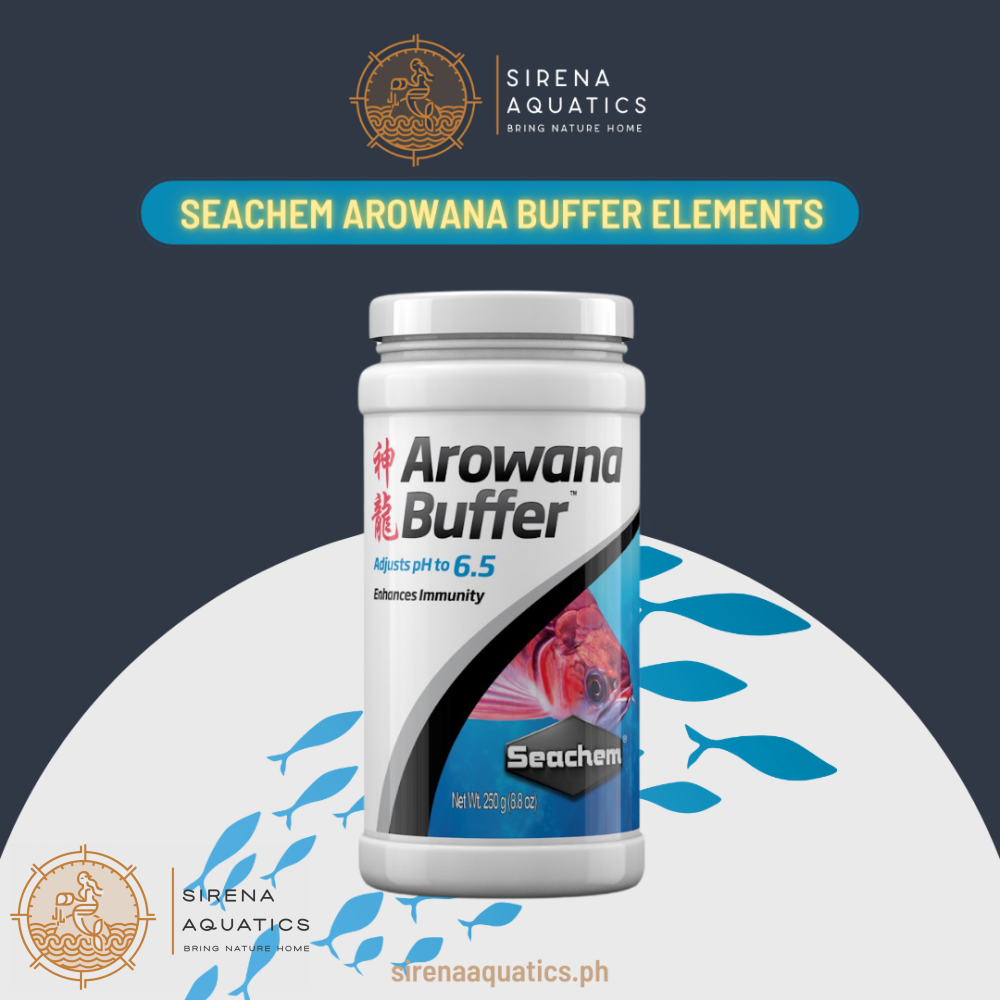 Seachem Arowana Buffer Trace Elements For Fish (250G) Water Additives