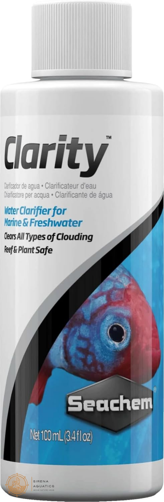 Seachem Clarity (100Ml) - Ultimate Aquarium Water Clarifier For Fresh & Saltwater Additives