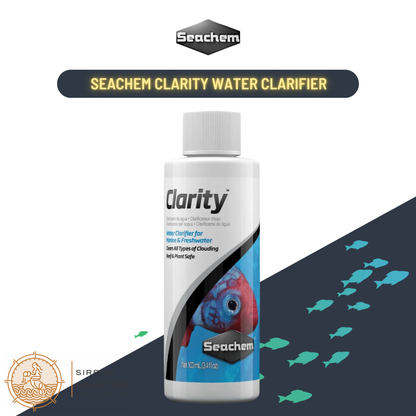 Seachem Clarity (100Ml) - Ultimate Aquarium Water Clarifier For Fresh & Saltwater Additives