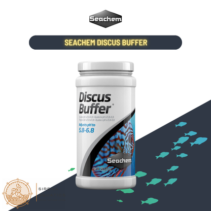 Seachem Discus Buffer (250G) - Perfect Ph & Soft Water For Healthy Thriving Fish! Additives