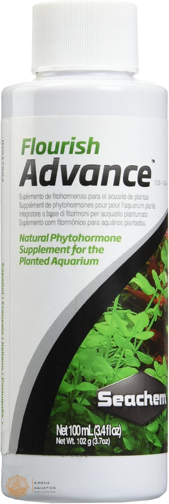 Seachem Flourish Advance (100Ml) - Boost Aquarium Plant Growth & Health Naturally! Water Additives