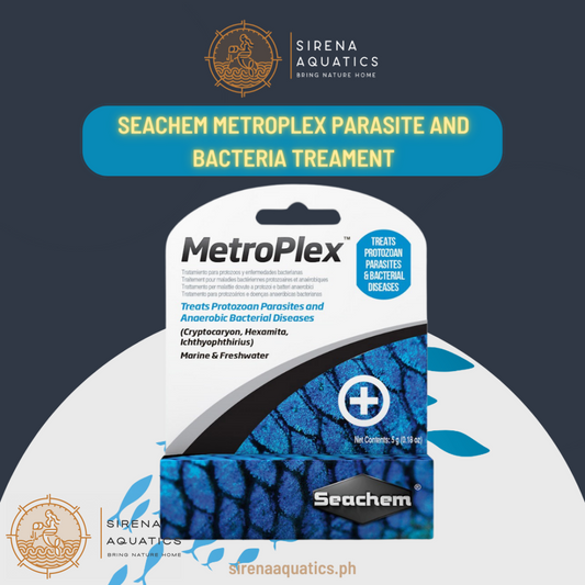 Seachem Metroplex Fish Medication For Protozoan & Anaerobic Bacterial Diseases Aquarium Water