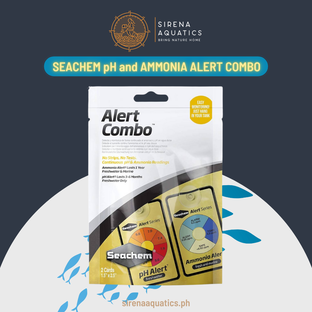 Seachem Aquarium Health Combo - Dual Pack Ph & Ammonia Alert Monitors Water Testing
