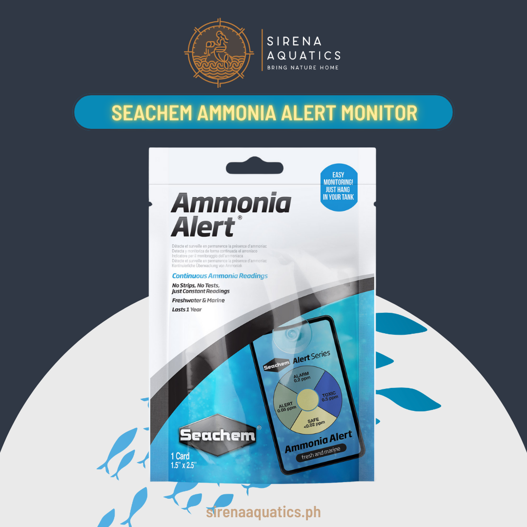 Seachem Ammonia Alert - Continuously Detect And Monitor Toxic Free In Freshwater Marine Aquariums