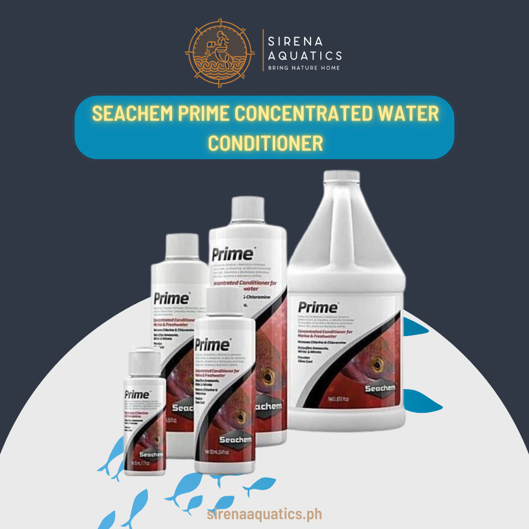 Seachem Prime Water Conditioner - 5X The Concentration Compared To Other Conditioners Additives