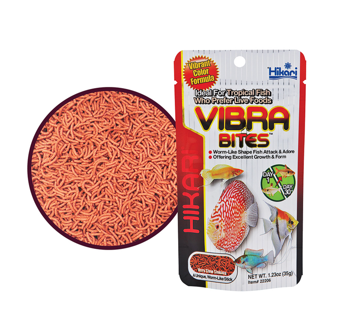 Hikari Vibra Bites Fish Nutrition For Growth And Immune System Support 35G Food