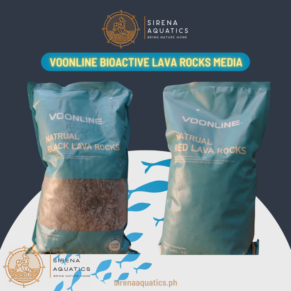 Voonline Bio-Active Lava Rocks - Natural Aquarium Filter Media And Decorative Substrate Gravel