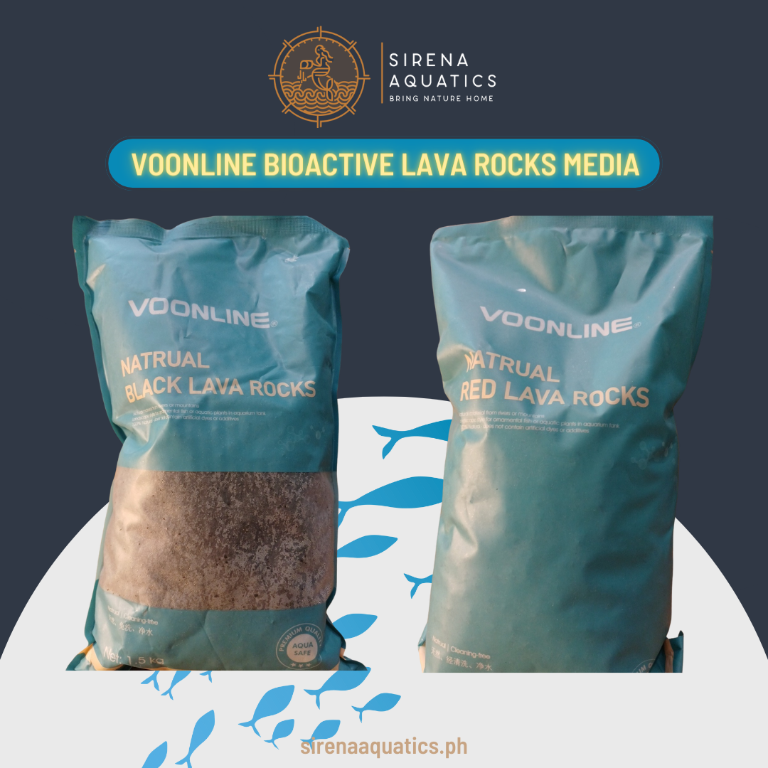 Voonline Bio-Active Lava Rocks - Natural Aquarium Filter Media And Decorative Substrate Gravel