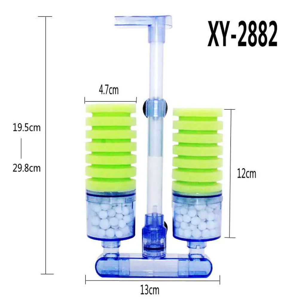 Sponge Filter With Bio Media Filters And
