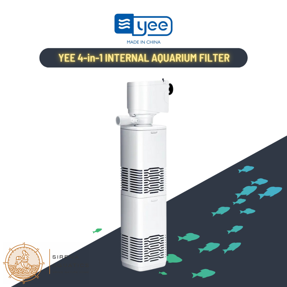 Yee 4-In-1 Internal Aquarium Filter - Crystal Clear Water & Effective Filtration For Healthy Fish!