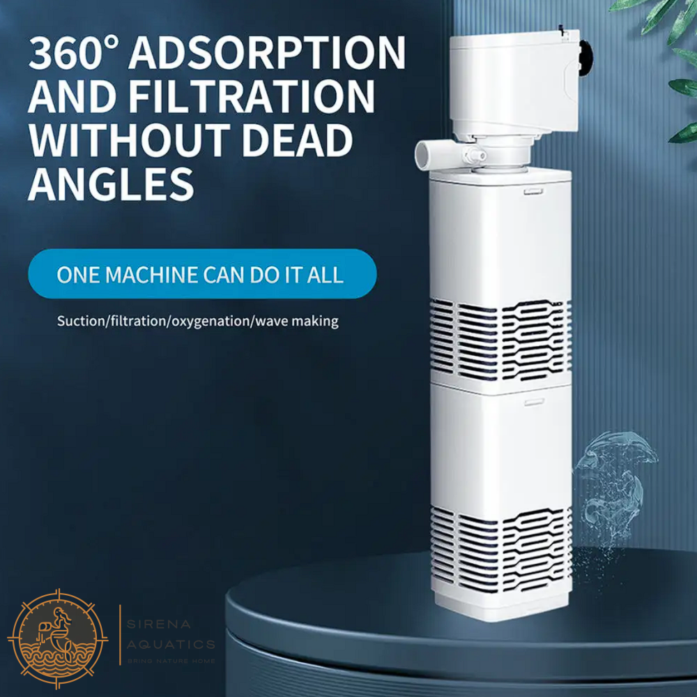 Yee 4-In-1 Internal Aquarium Filter - Crystal Clear Water & Effective Filtration For Healthy Fish!