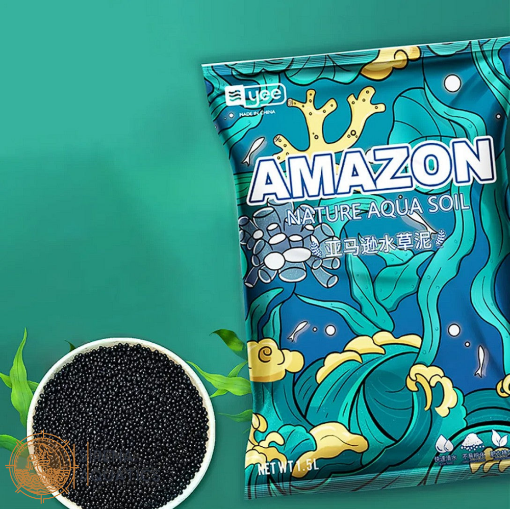 Yee Amazon Nature Aquasoil - Boost Fertility & Clarity for Thriving Planted and Aquascaped Tanks! Gravel and Substrates