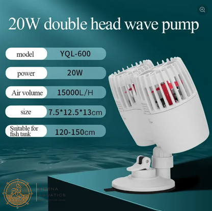 Yee Aquarium Wavemaker: 360° Water Circulation For Freshwater & Saltwater Tanks - Whisper-Quiet!