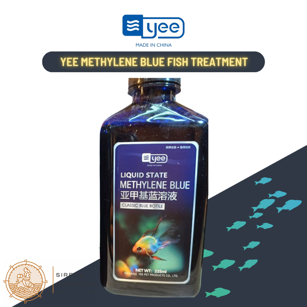 Yee Methylene Blue - Essential Aquarium Water Treatment For Fungal And Bacterial Infections (235Ml)