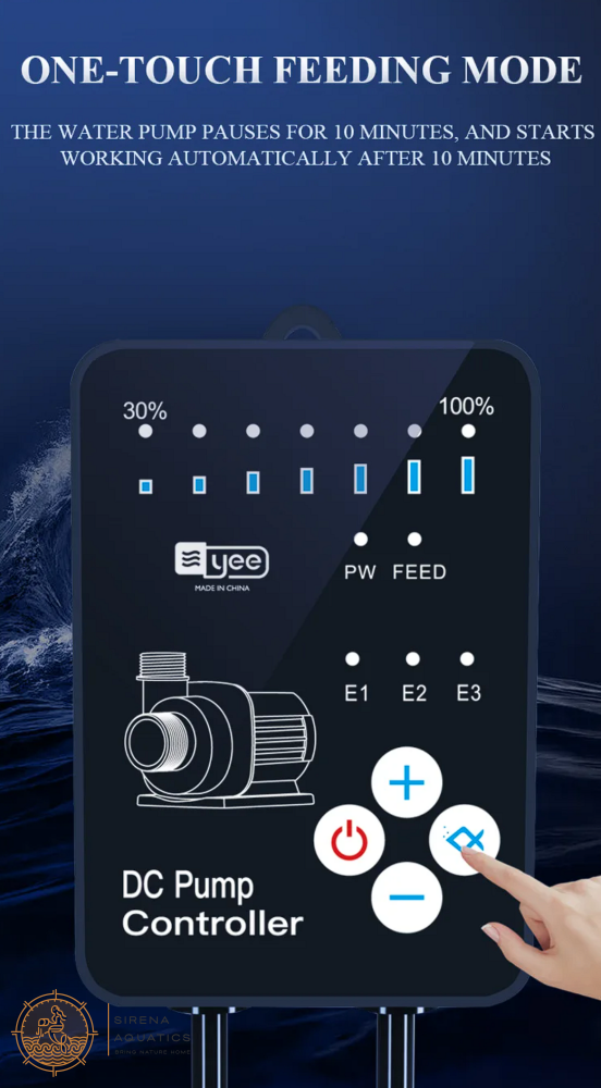 Yee Variable Frequency Dc Aquarium Water Pump Adjustable Flow With Controller