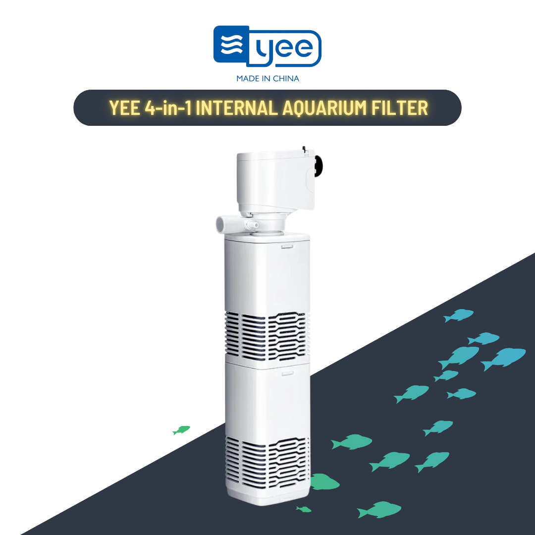 Yee 4-In-1 Internal Aquarium Filter - Crystal Clear Water & Effective Filtration For Healthy Fish!