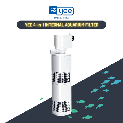 Yee 4-In-1 Internal Aquarium Filter - Crystal Clear Water & Effective Filtration For Healthy Fish!