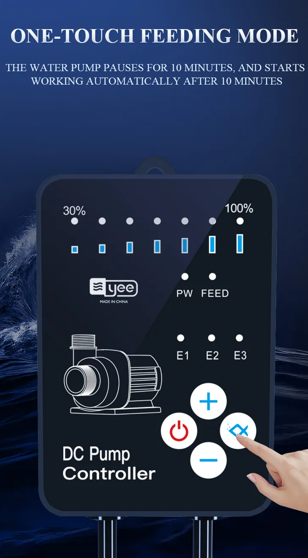 Yee Variable Frequency Dc Aquarium Water Pump Adjustable Flow With Controller