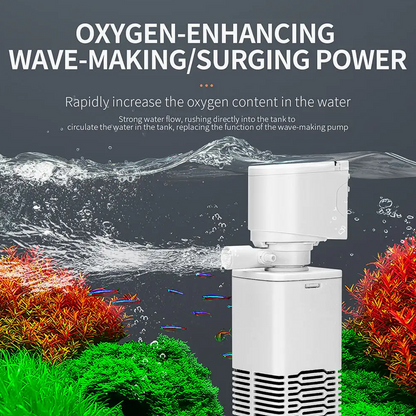 Yee 4-In-1 Internal Aquarium Filter - Crystal Clear Water & Effective Filtration For Healthy Fish!