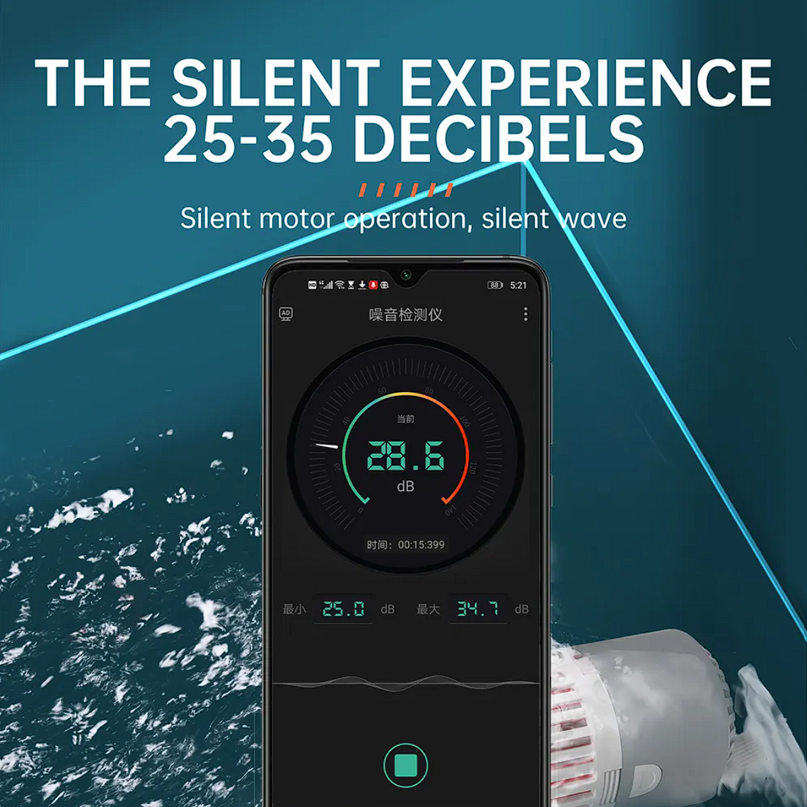 Yee Aquarium Wavemaker: 360° Water Circulation For Freshwater & Saltwater Tanks - Whisper-Quiet!