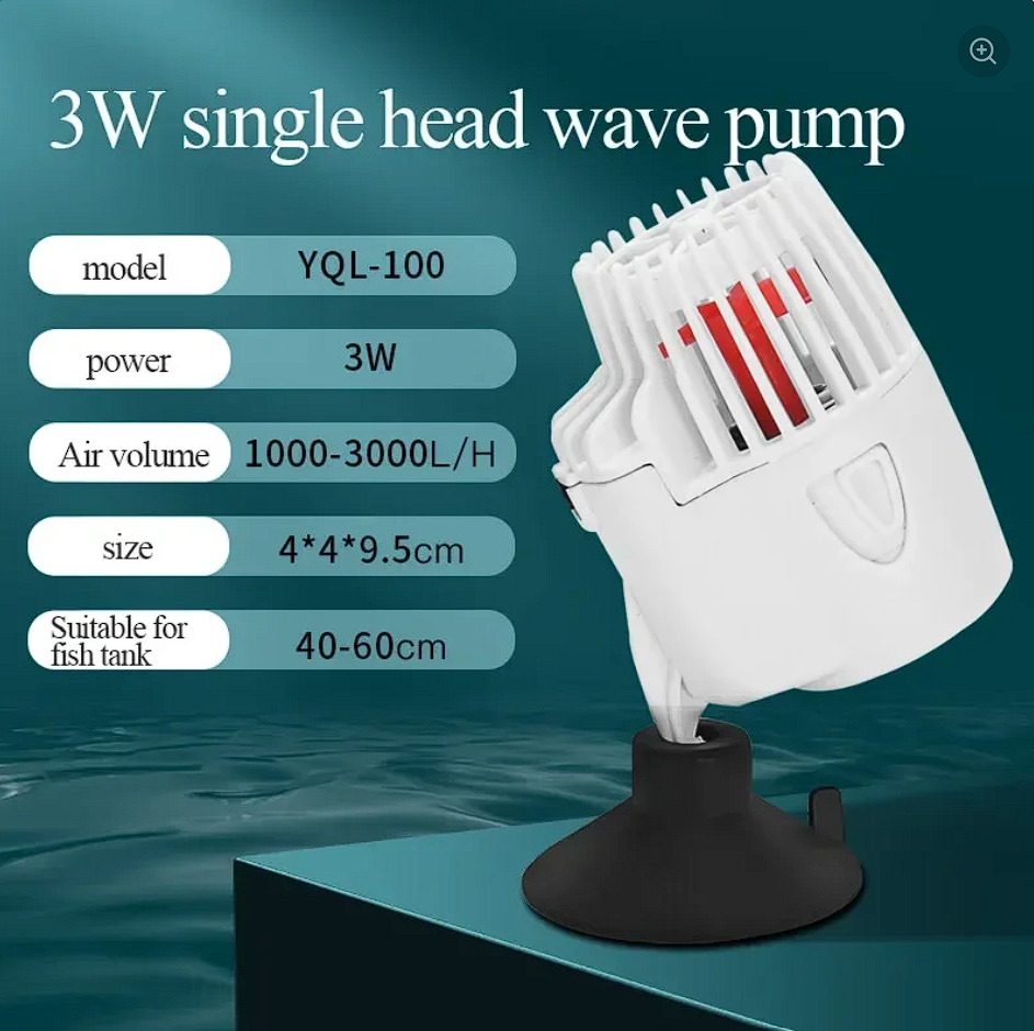 Yee Aquarium Wavemaker: 360° Water Circulation For Freshwater & Saltwater Tanks - Whisper-Quiet!
