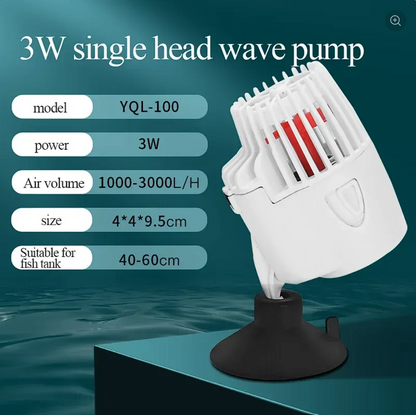 Yee Aquarium Wavemaker: 360° Water Circulation For Freshwater & Saltwater Tanks - Whisper-Quiet!